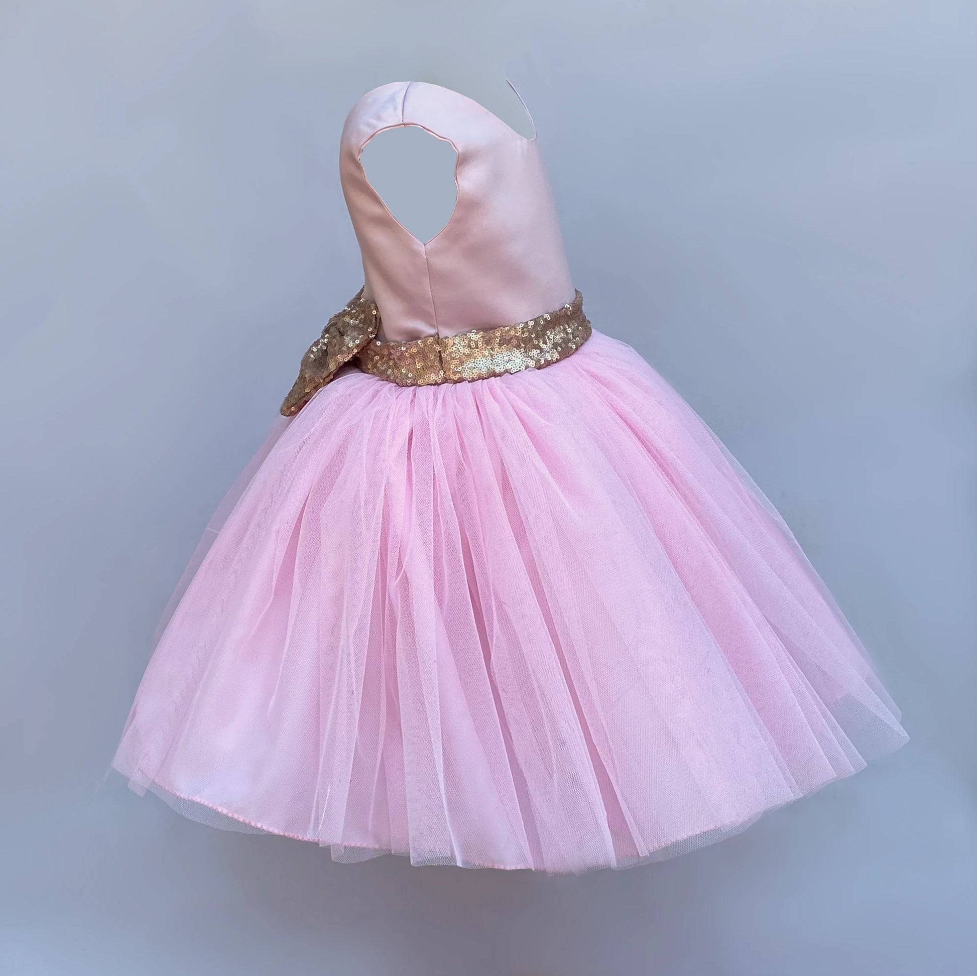 Alina soft pink and sequin tutu dress