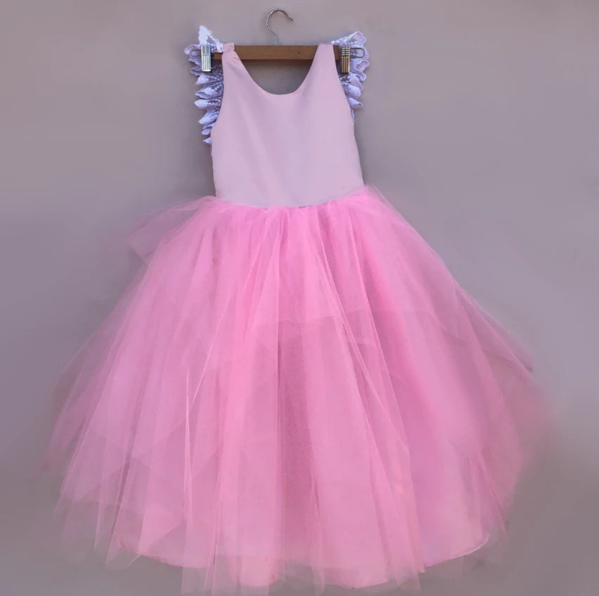 Renata pink lace dress