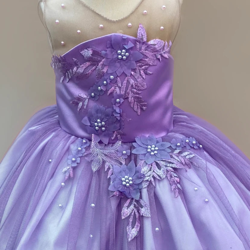Esti purple occasion dress