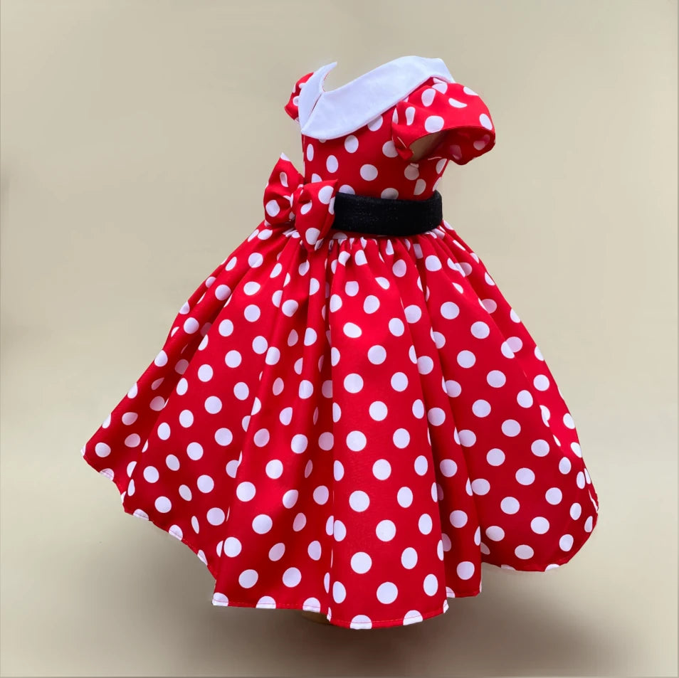 Agatha - Retro polka twirl dress