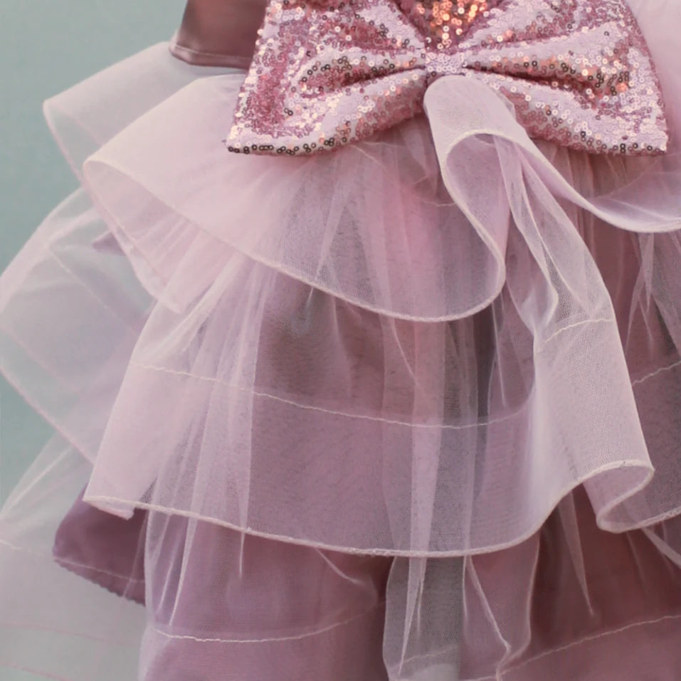 Calista pink sequin tutu dress