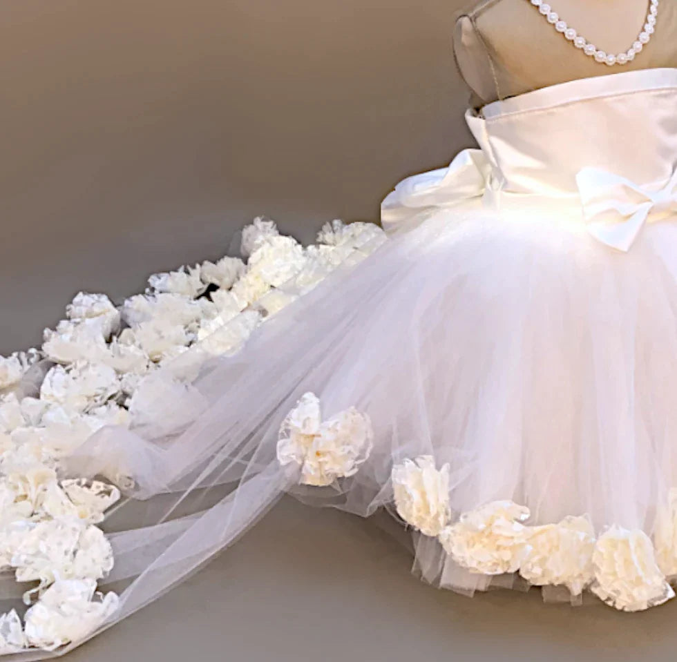 Daniella couture flower girl dress