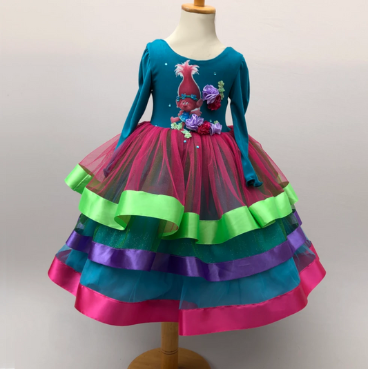Princess Poppy birthday tutu dress