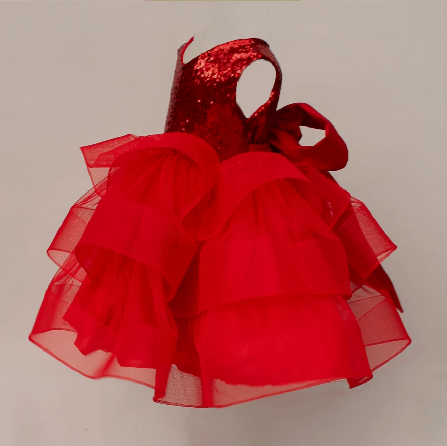 Cora princess red tutu dress