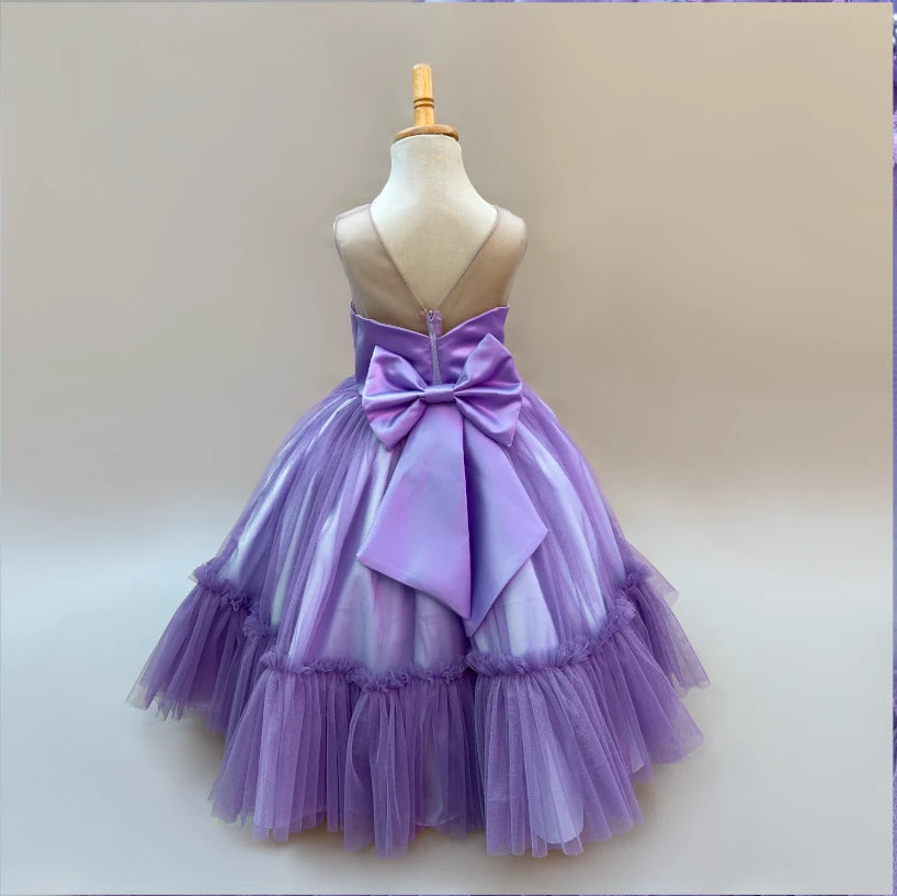 Esti purple occasion dress