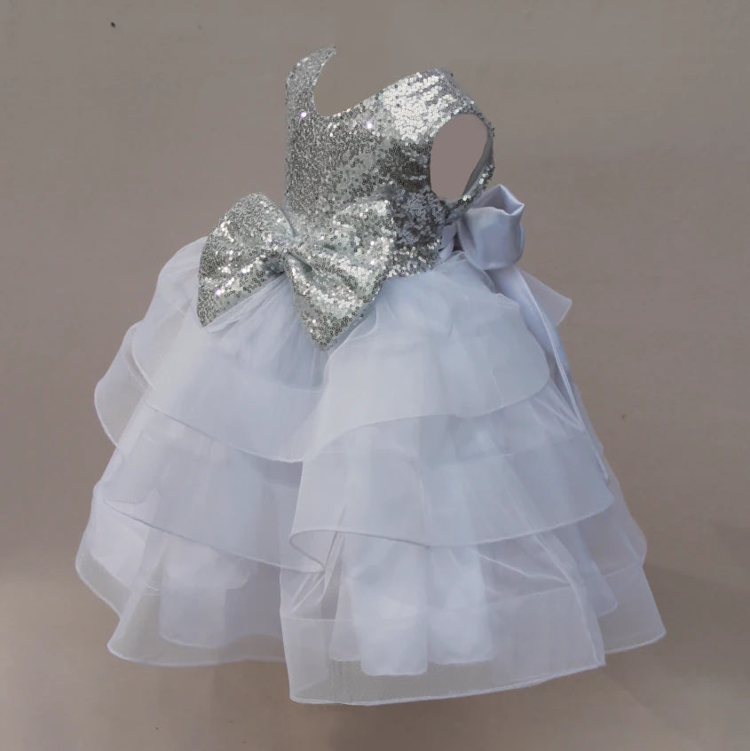 Macy  silver sequin dress