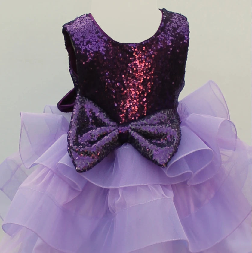 Danica purple sequin tutu dress