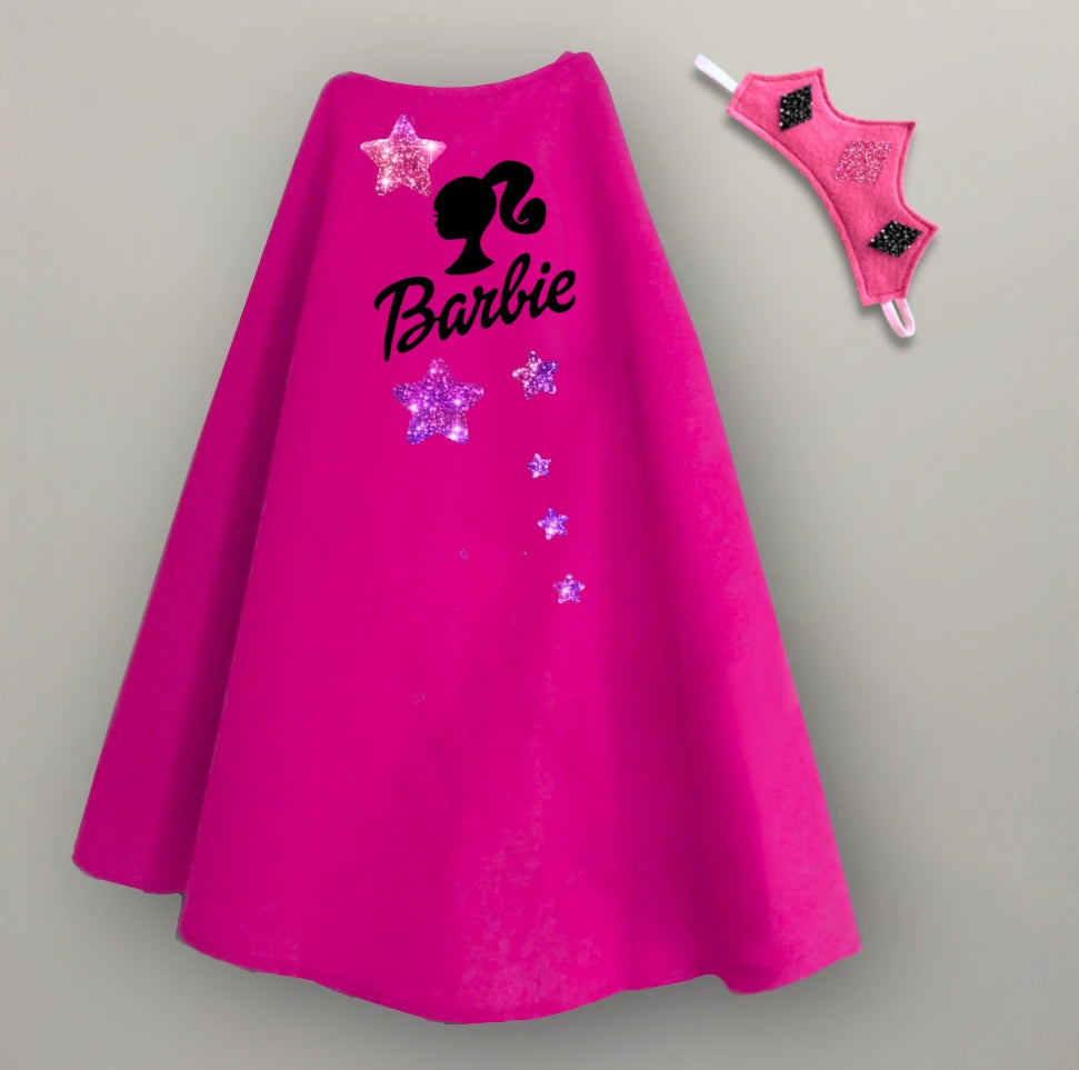 Barbie cape and crown