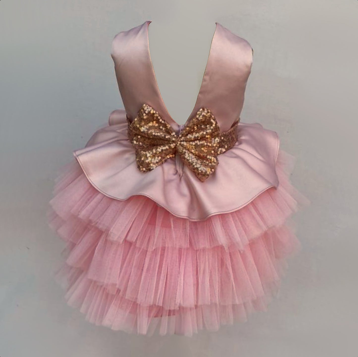 Dakota pink peplum tutu dress