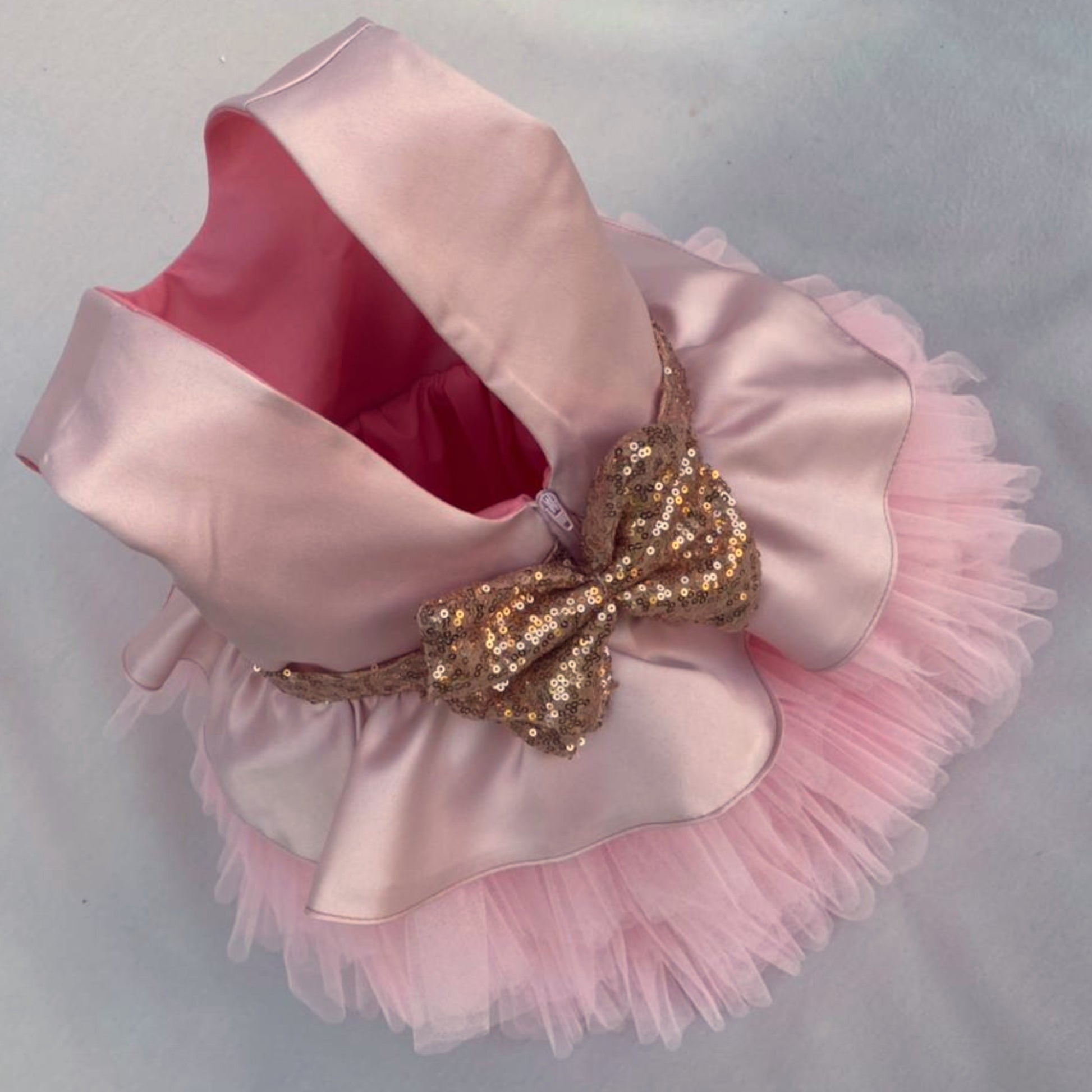 Dakota pink peplum tutu dress